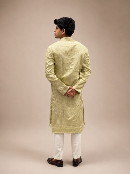 Men's Thread Work Kurta Set | Premium Embroidered
